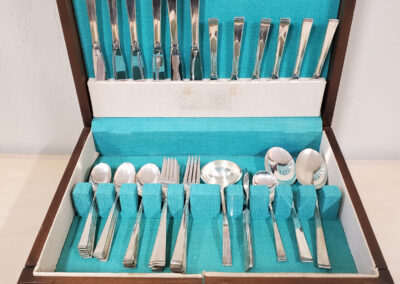 Rare Gorham 48-Piece Silver Flatware Set with Elegant Case