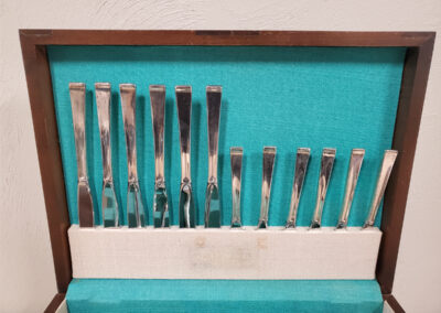 Rare Gorham 48-Piece Silver Flatware Set with Elegant Case